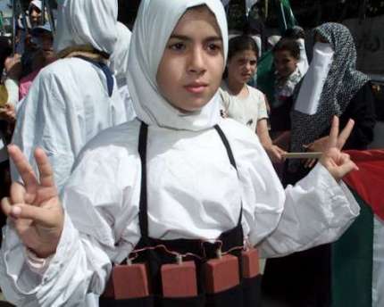 Suicide bombers are revered under the PA