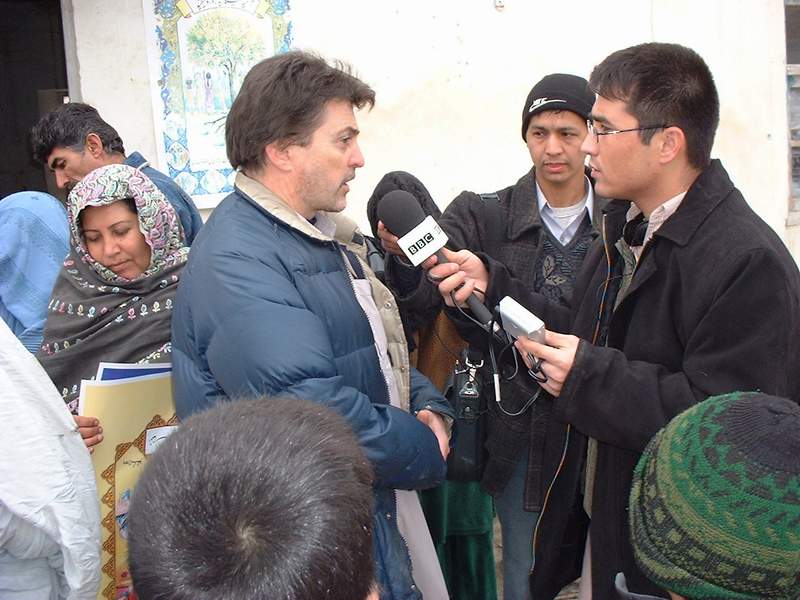 Paul Being Interviewed by BBC