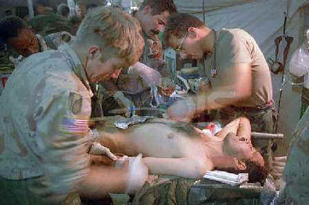 Bush Is Unafraid to Personally Go to War?