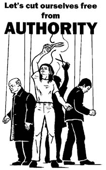 cut loose from authority!