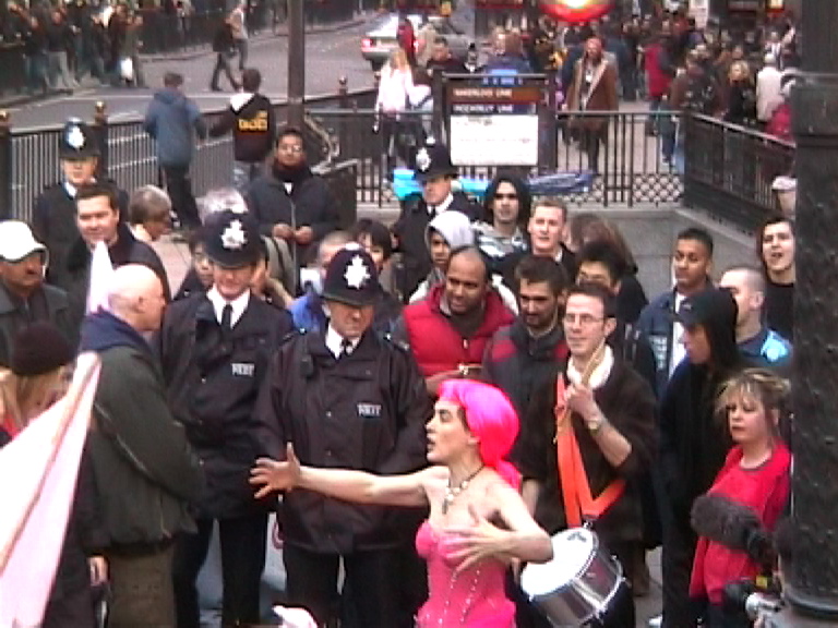 police arrive to check us out