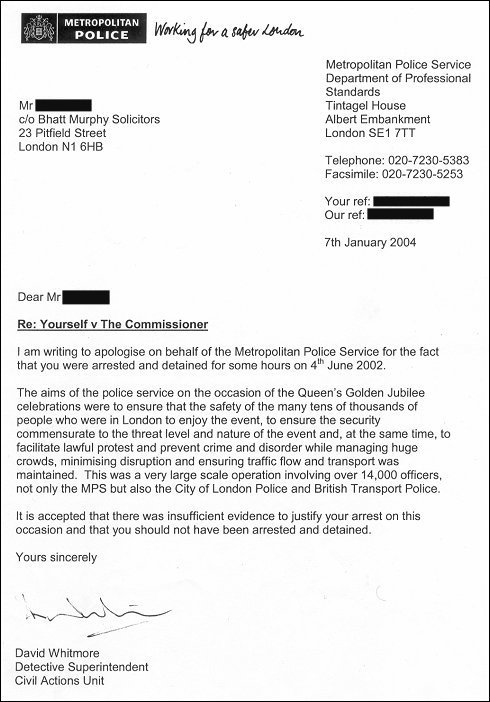 crappy letter of apology