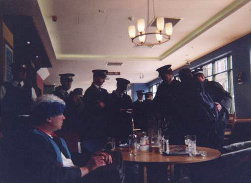 arrests at the pub