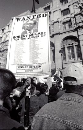 Anti-Mugabe Demonstration in London
