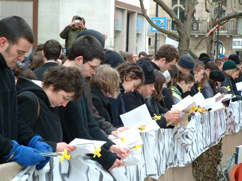 about to take communion