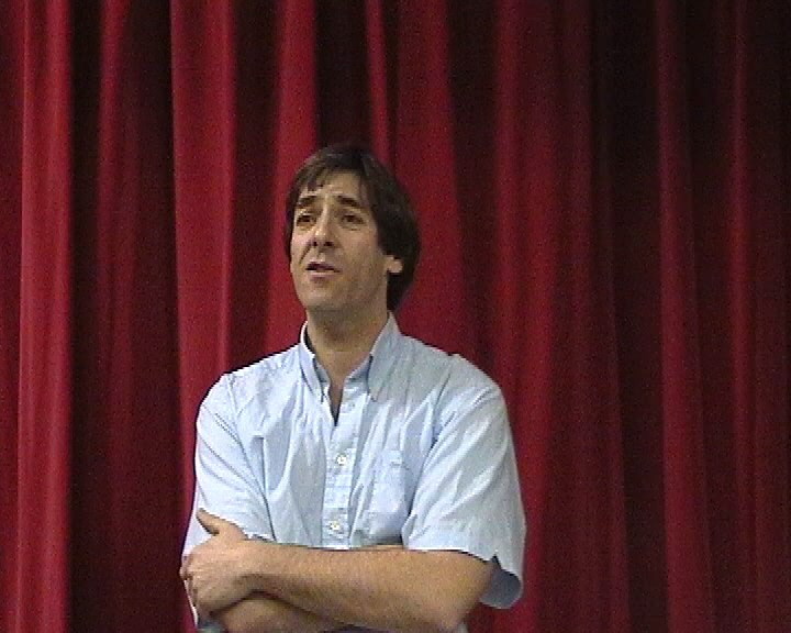 Independent columnist Mark Steel at the launch of Student RESPECT