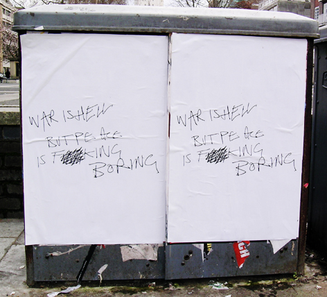 flyposting around ULU