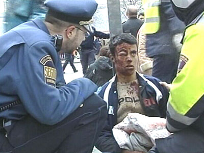 A Victim of the Terror Atrocities