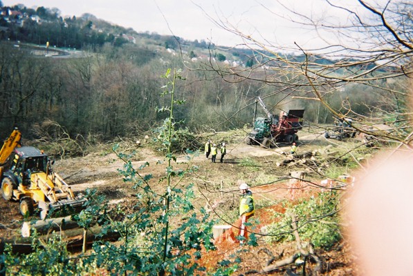 Machines hard at work