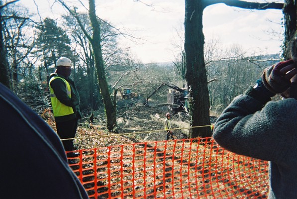 Veiw from Jordans south facing section 6 on Tuesday