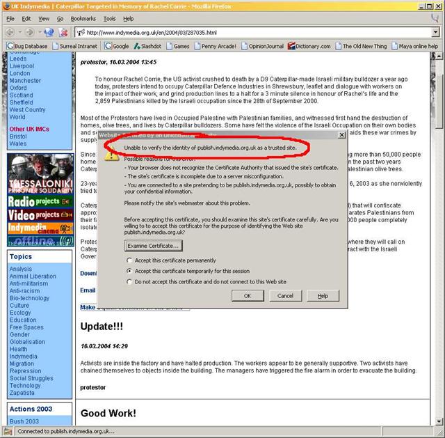 Even FireFox Knows the Truth