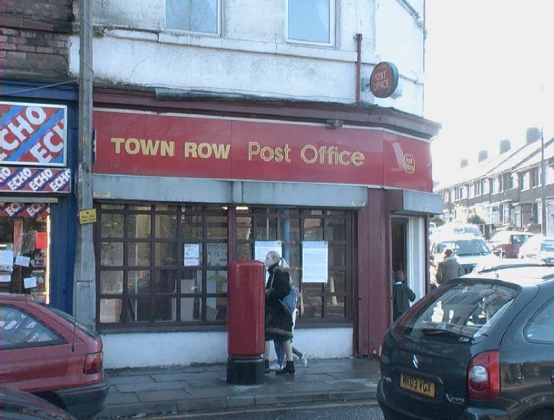 Town Row post office, a busy and well used community resource