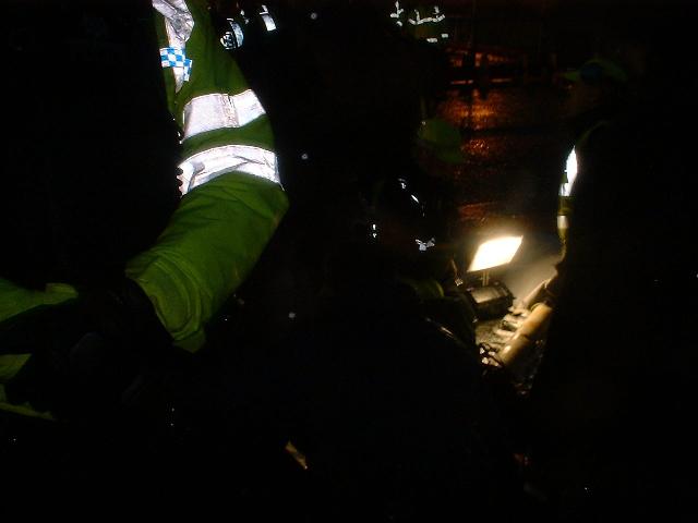 Cutting the blockaders loose (with power saws)