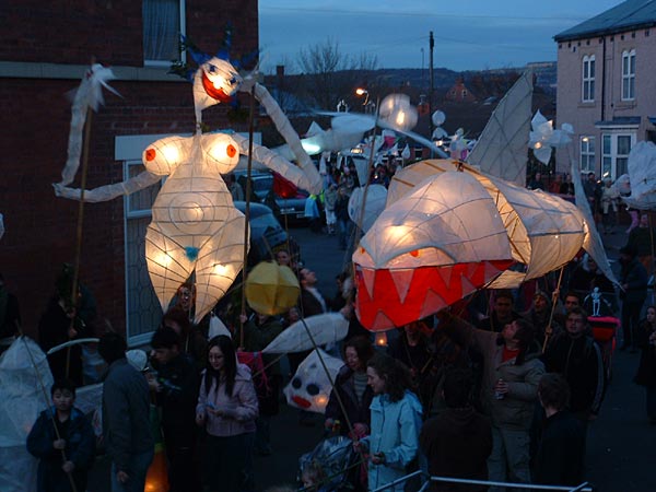 Lantern Carnival Leaving Mount Pleasant park