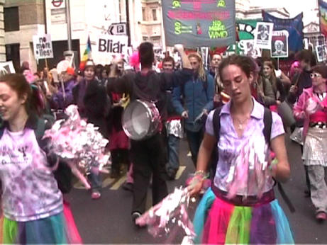 the combined samba band - sheffield with some rhythms of resistancers