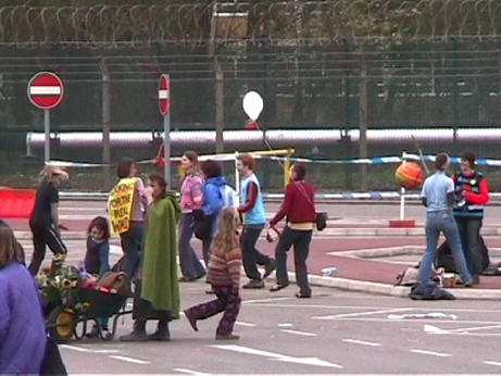 dancing to the sound system in the base car-park