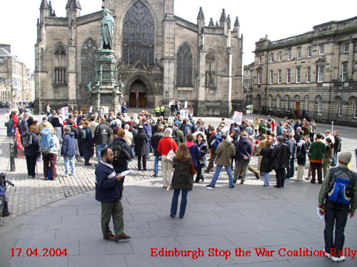 basically all of the participants at the rally at about 1pm