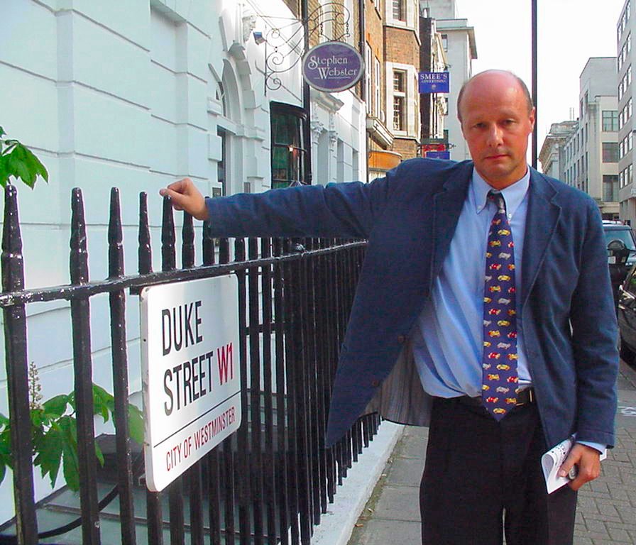 Anthony Smee, on the corner of Duke Street, in front of Smee's offices