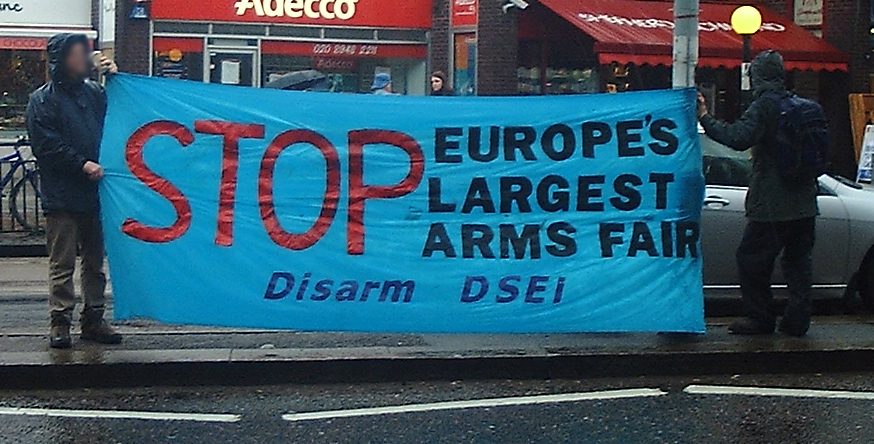 Disarm DSEi banner