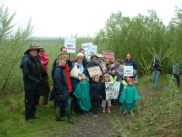 And again, this time in the community forest proper