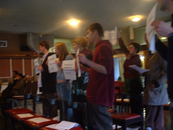 Definitely not welcome!