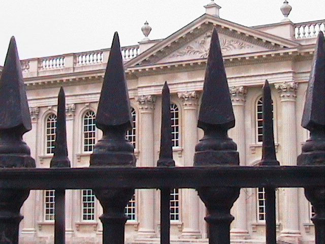 senate house behind bars