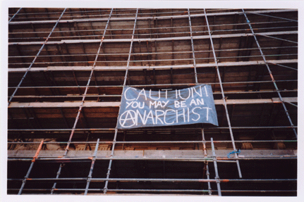 Banner Drop in St.Vincent Place