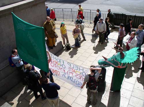 rally east end Princes Street