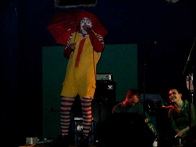 Ronald drops in