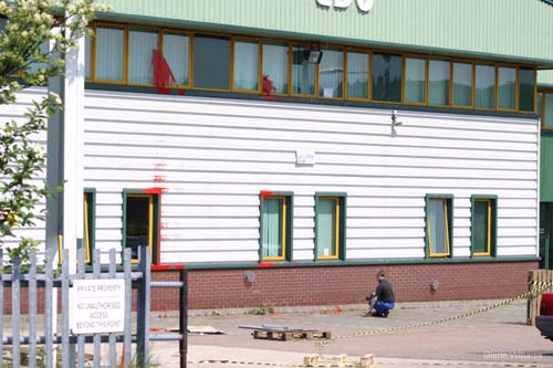 a gift of red paint for those with blood on our hands