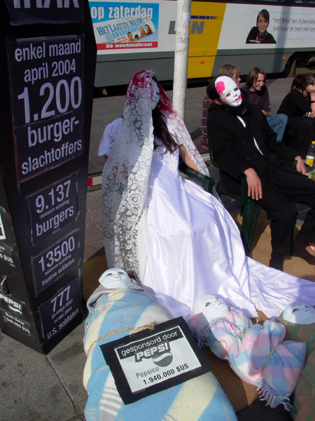 George W. Bush master of ceremony for Iraqi killing fields in Belgium