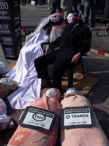 George W. Bush master of ceremony for Iraqi killing fields in Belgium