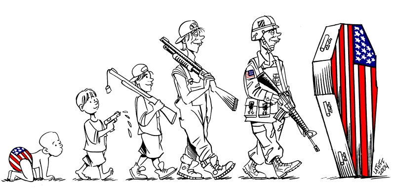 "Evolution" of ordinary U.S. citizen...