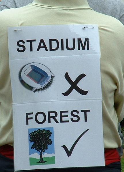 "Stadium [cross] Forest [tick]"