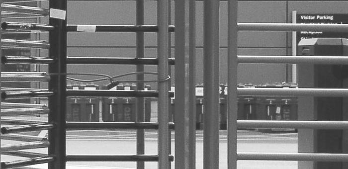 gates to the BAE, ammunition (?) containers (??)