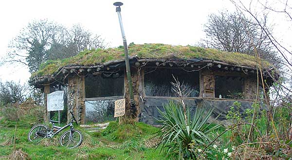 Close up view of the roundhouse