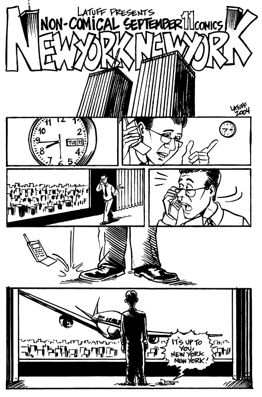 Non-comical September 11 comics