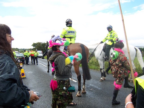 arrival of the clowns