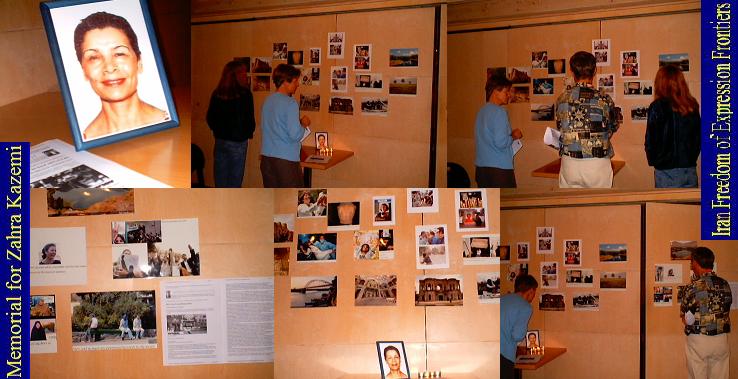 Zahra kazemi's memorial