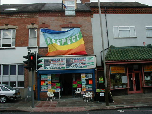 Respect office, Evington Road, Leicester.
