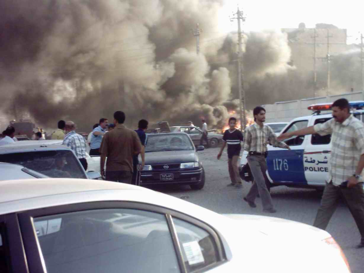 Church Bomb Photo, Kerrada, Baghdad