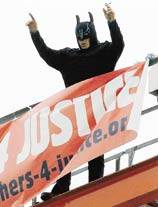 Collin Vallis in BAtman suit