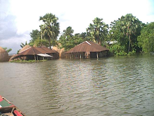A Bangladeshi Village Underwater.