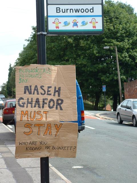 Naseh Ghafor protest