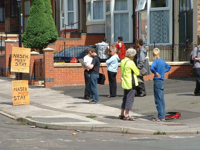 Naseh Ghafor protest