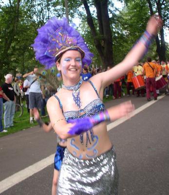 with a little help from the samba school