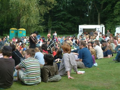 Watching Super-Fi stage