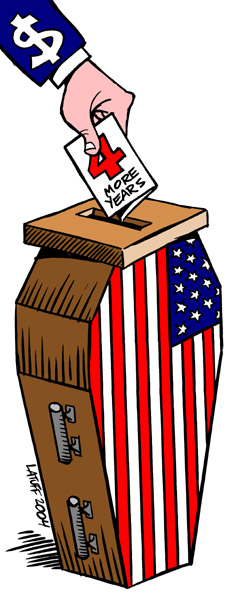 Ballots can be deadly weapons...