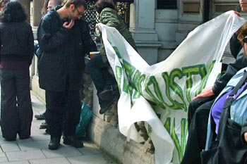 Meanwhile 5 mins away, the Countryside Alliance was getting tanked up and.....