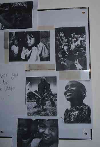 What you did to the least of them... (artwork on display)